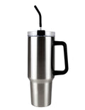 40oz tumbler with slide lid, straw and straw cover
