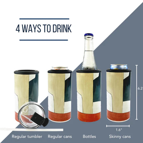 4 IN 1 CAN COOLER 14oz