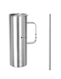 20 oz Skinny Stainless Steel Tumbler with Handle